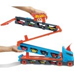 Mattel Hot Wheels Speedway Hauler Carrier With 3 Toy Cars GVG37 