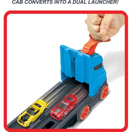 Mattel Λαμπάδα hot wheels νταλίκα - πίστα 2 σε 1 GVG37 