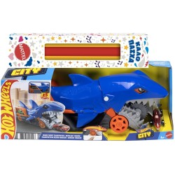 Mattel Hot Wheels Shark Chomp Transporter Playset & Diecast Car GVG36 