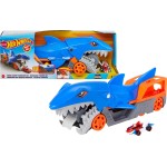 Mattel Hot Wheels Shark Chomp Transporter Playset & Diecast Car GVG36 