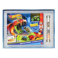 Mattel Λαμπάδα hot wheels monster trucks πίστα - επιθεση φιδιου JJN44 