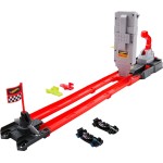 Mattel Hot Wheels Racing Formula 1 Grid Start Track Set & 2 Die-cast F1 Cars in 1:64 Scale JKM88 