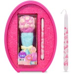 Mattel Barbie Petal Pop Scented Fashion Doll With Pink Tulip Dress, Reveal Accessories Like Bunny & More JMF57 