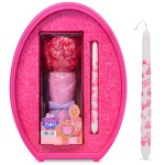 Mattel Barbie Petal Pop Scented Fashion Doll With Rose Dress, Reveal Accessories Like Bunny & More JMF59 