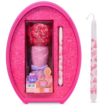 Mattel Barbie Petal Pop Scented Fashion Doll With Rose Dress, Reveal Accessories Like Bunny & More JMF59 