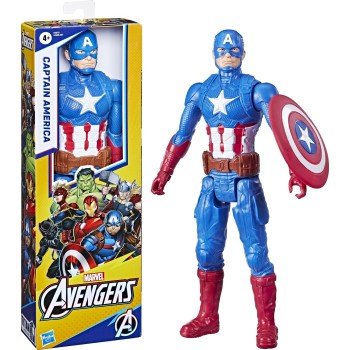 Hasbro Λαμπάδα Marvel Avengers Titan Hero Figure Captain America E3309 / E7877 