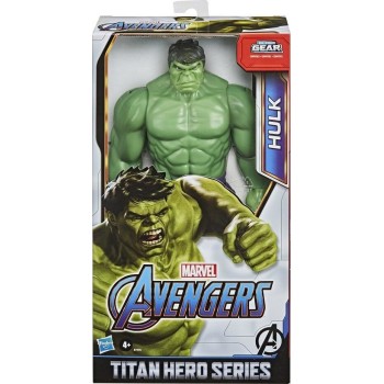 Hasbro Λαμπάδα Marvel Avengers Titan Hero Series Blast Gear Deluxe Hulk Action Figure, 12-inch Toy, For Kids Ages 4 And Up E7475