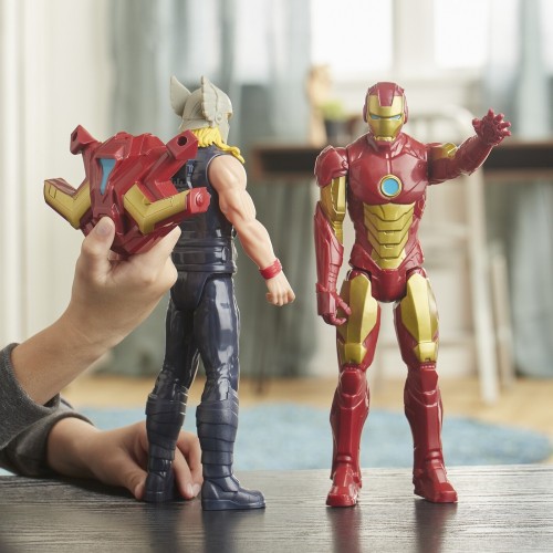 Hasbro Λαμπάδα Marvel Avengers Titan Hero Series Blast Gear Thor Action Figure, 12-inch Toy, For Kids Ages 4 And Up E7879 