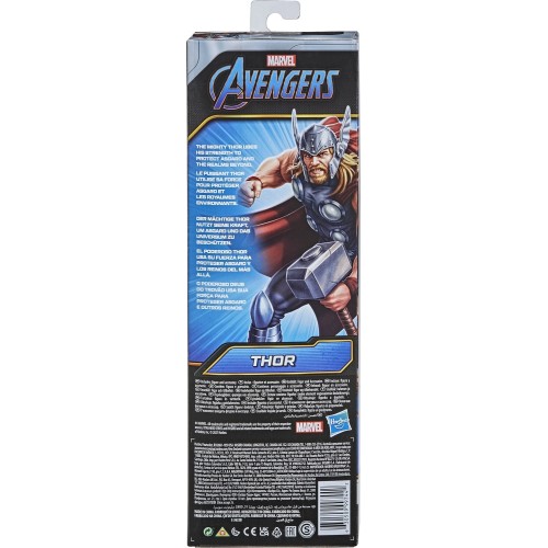 Hasbro Λαμπάδα Marvel Avengers Titan Hero Series Blast Gear Thor Action Figure, 12-inch Toy, For Kids Ages 4 And Up E7879 