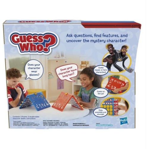 Hasbro Λαμπάδα Guess Who? Original Guessing Game, Board Game for Kids Ages 6 and Up For 2 Players F6105 