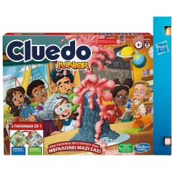 Hasbro Clue Junior Game, 2-sided Gameboard, 2 Games in 1, Clue Mystery Game for Ages 4+ F6419 