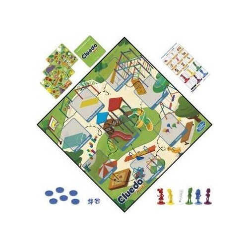 Hasbro Clue Junior Game, 2-sided Gameboard, 2 Games in 1, Clue Mystery Game for Ages 4+ F6419 