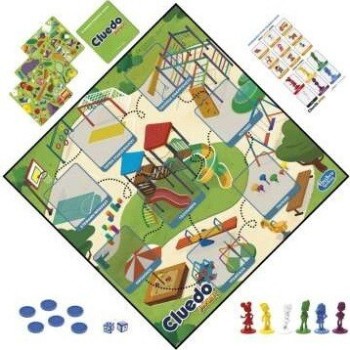 Hasbro Clue Junior Game, 2-sided Gameboard, 2 Games in 1, Clue Mystery Game for Ages 4+ F6419 