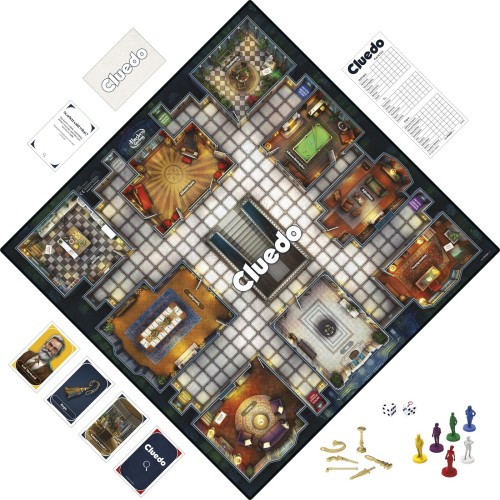 Hasbro Clue Board Game, Mystery Games for 2-6 Players, Family Games for Kids Ages 8 and Up F6420 