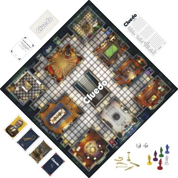 Hasbro Clue Board Game, Mystery Games for 2-6 Players, Family Games for Kids Ages 8 and Up F6420 