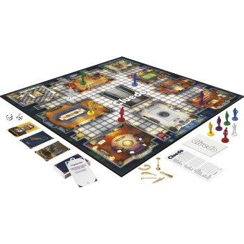 Hasbro Clue Board Game, Mystery Games for 2-6 Players, Family Games for Kids Ages 8 and Up F6420 