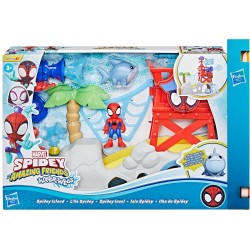 Hasbro Spidey AND HIS Amazing Friends Marvel Toys Water-Webs Spidey Island Spider- G0665 