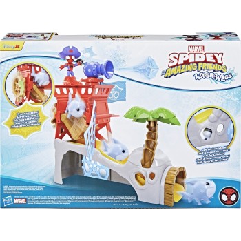Hasbro Λαμπάδα Spidey AND HIS Amazing Friends Marvel Toys Water-Webs Spidey Island Spider- G0665 