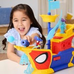 Hasbro Marvel Spidey and his Amazing Friends Water-webs Webs Ahoy Bubble Pirate Ship G0666 