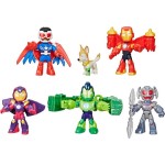 Hasbro Λαμπάδα Marvel Iron Man and his Awesome Friends Armored-up Avengers Pack Action Figure Set G1255 