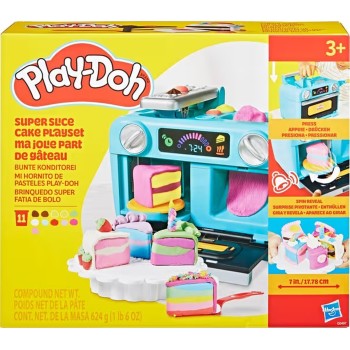 Hasbro Super Slice Cake Play Kitchen Set, Arts & Crafts Toys for Kids 3+ G0497 