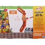 Hasbro Λαμπάδα Nerf Minecraft Bow Dart Blaster, 8 NERF N1 Βελάκια G1120 