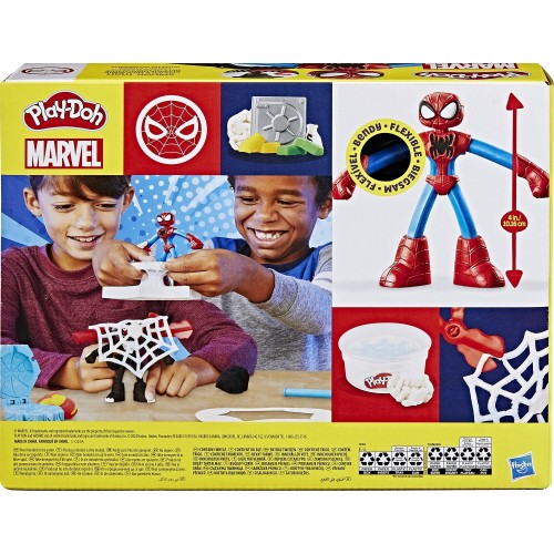 Hasbro Play-doh Marvel Spider-man Launch & Slice Battle Playset With 2 Action Figures, Ages 4+ F9827 