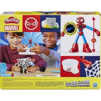 Hasbro Λαμπάδα Play-doh Marvel Spider-man Launch & Slice Battle Playset With 2 Action Figures, Ages 4+ F9827 