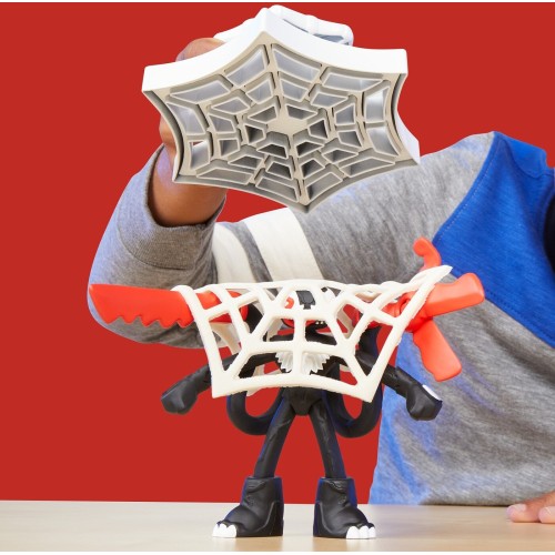 Hasbro Play-doh Marvel Spider-man Launch & Slice Battle Playset With 2 Action Figures, Ages 4+ F9827 