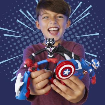 Hasbro Play-doh Marvel Spider-man Launch & Slice Battle Playset With 2 Action Figures, Ages 4+ F9827 