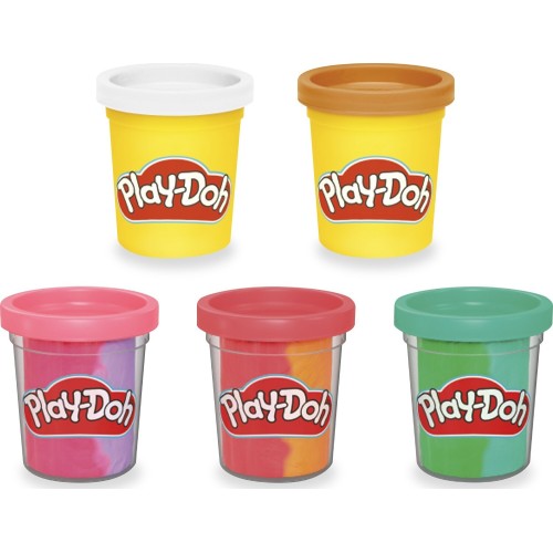 Hasbro Play-doh Rainbow Swirl Ice Cream Playset, Arts and Crafts Toys for Ages 3+ G0028 