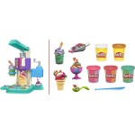 Hasbro Play-doh Rainbow Swirl Ice Cream Playset, Arts and Crafts Toys for Ages 3+ G0028 