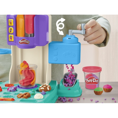 Hasbro Λαμπάδα Play-doh Rainbow Swirl Ice Cream Playset, Arts and Crafts Toys for Ages 3+ G0028 