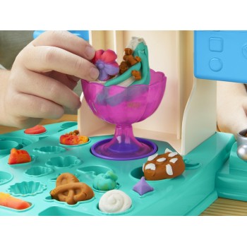 Hasbro Play-doh Rainbow Swirl Ice Cream Playset, Arts and Crafts Toys for Ages 3+ G0028 