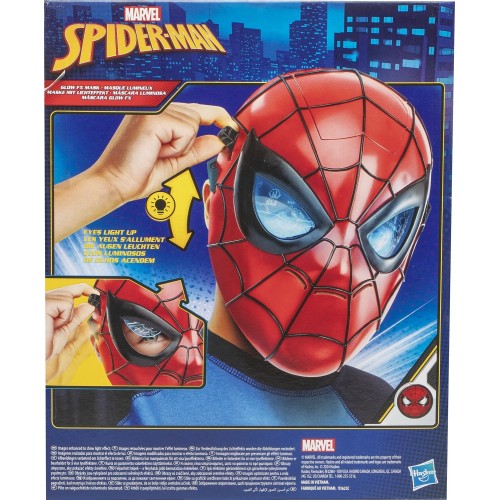 Hasbro Marvel Spider-man Glow FX Mask, Light-up Role Play Toy, Super Hero Toys for Kids Ages 5+ F8839 