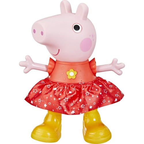 Hasbro Peppa Pig Peppa’s Muddy Puddles Party Musical Dancing Doll, Interactive Electronic Preschool Toys for 3 Year Old Girls an