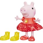 Hasbro Peppa Pig Peppa’s Muddy Puddles Party Musical Dancing Doll, Interactive Electronic Preschool Toys for 3 Year Old Girls an