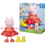 Hasbro Peppa Pig Peppa’s Muddy Puddles Party Musical Dancing Doll, Interactive Electronic Preschool Toys for 3 Year Old Girls an