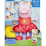 Hasbro Peppa Pig Peppa’s Muddy Puddles Party Musical Dancing Doll, Interactive Electronic Preschool Toys for 3 Year Old Girls an