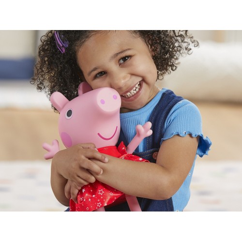 Hasbro Peppa Pig Peppa’s Muddy Puddles Party Musical Dancing Doll, Interactive Electronic Preschool Toys for 3 Year Old Girls an