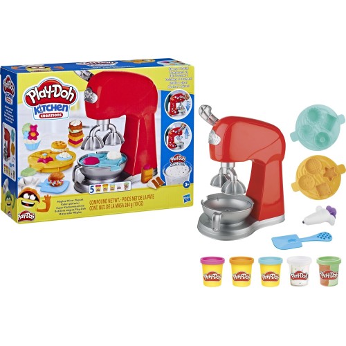 Hasbro Λαμπάδα Play-doh Kitchen Creations Magical Mixer Playset, Toy Mixer With Play Kitchen Accessories F4718 