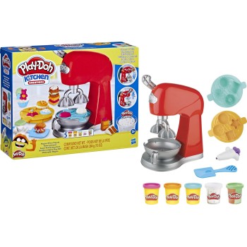 Hasbro Play-doh Kitchen Creations Magical Mixer Playset, Toy Mixer With Play Kitchen Accessories F4718 