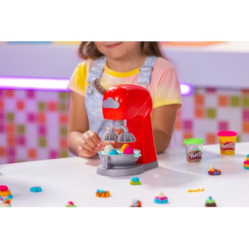 Hasbro Λαμπάδα Play-doh Kitchen Creations Magical Mixer Playset, Toy Mixer With Play Kitchen Accessories F4718 