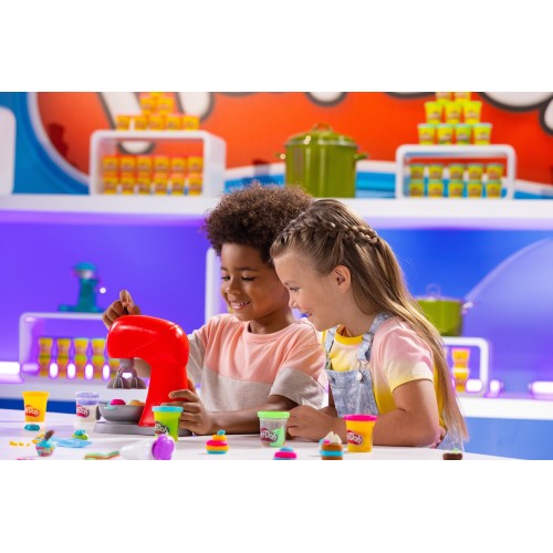 Hasbro Λαμπάδα Play-doh Kitchen Creations Magical Mixer Playset, Toy Mixer With Play Kitchen Accessories F4718 