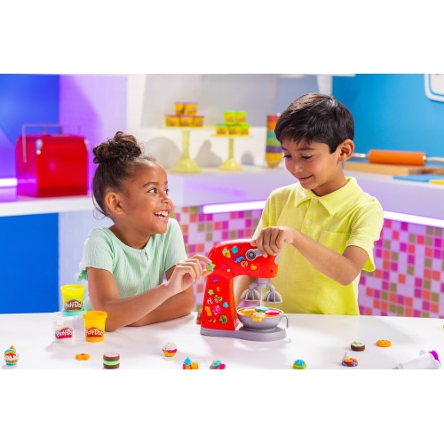 Hasbro Play-doh Kitchen Creations Magical Mixer Playset, Toy Mixer With Play Kitchen Accessories F4718 
