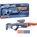 Hasbro Nerf Elite 2.0 Eaglepoint Rd-8 Blaster -- 8-dart Drum, Detachable Scope and Barrel, 16 Nerf Darts, Bolt Action F0423 
