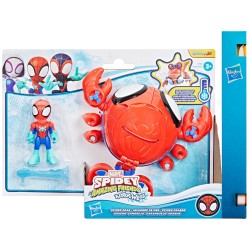 Hasbro Λαμπάδα spidey and his amazing friends  water-webs spider crab submarine toy, red G0663 / G1464 