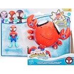 Hasbro Λαμπάδα spidey and his amazing friends  water-webs spider crab submarine toy, red G0663 / G1464 