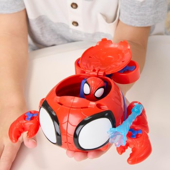 Hasbro spidey and his amazing friends  water-webs spider crab submarine toy, red G0663 / G1464 