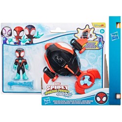 Hasbro spidey and his amazing friends  water-webs spin dolphin submarine toy, blac G0663 / G1465 